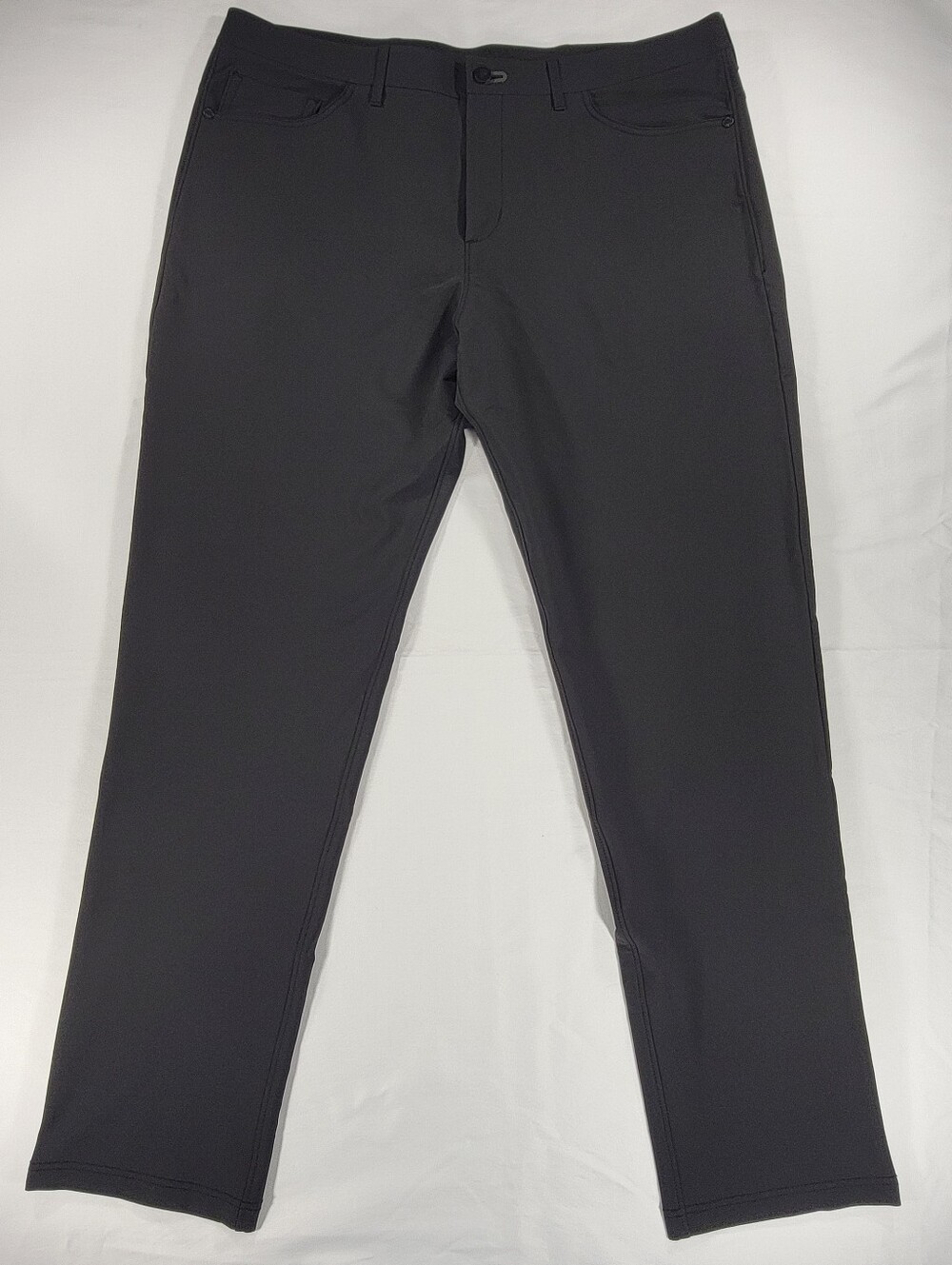 Public Rec Mens 38x34 Straight Leg Workday Pants Black Stretch Performance